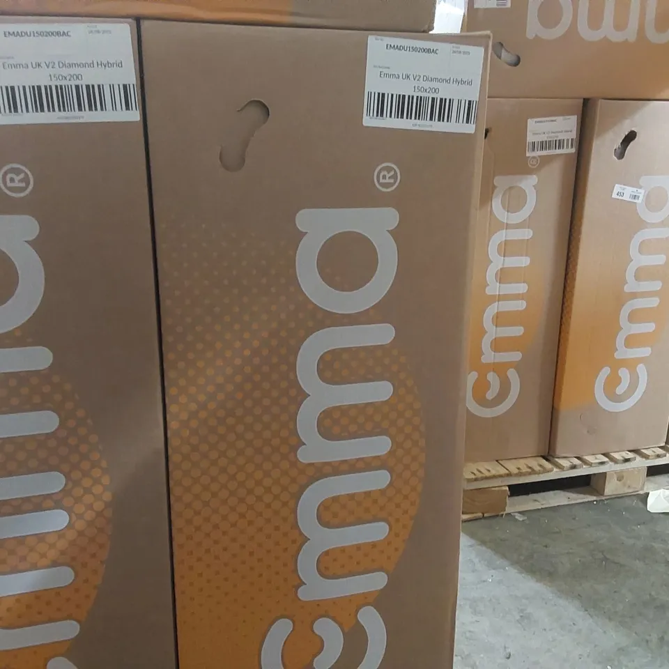 BRAND NEW BOXED EMMA UK V2 DIAMOND HYBRID 150 x 200CM KING SIZE MATTRESS
