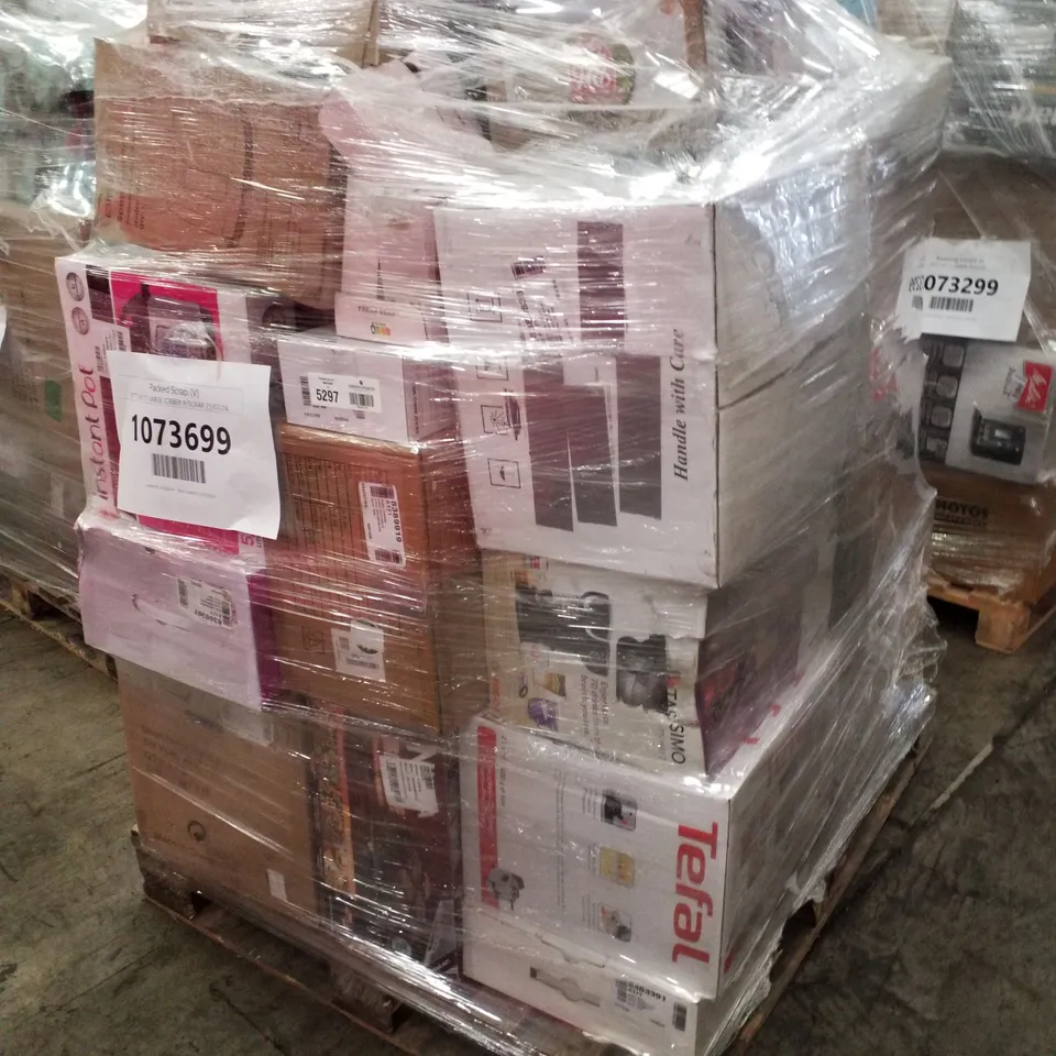 PALLET OF APPROXIMATELY 31 UNPROCESSED RAW RETURN HOUSEHOLD AND ELECTRICAL GOODS TO INCLUDE;