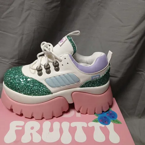 KOI FRUITTI TUTTI CANDY CUDDLES SPARKLING TRAINERS β CANDY PASTEL MULTI, UK 6