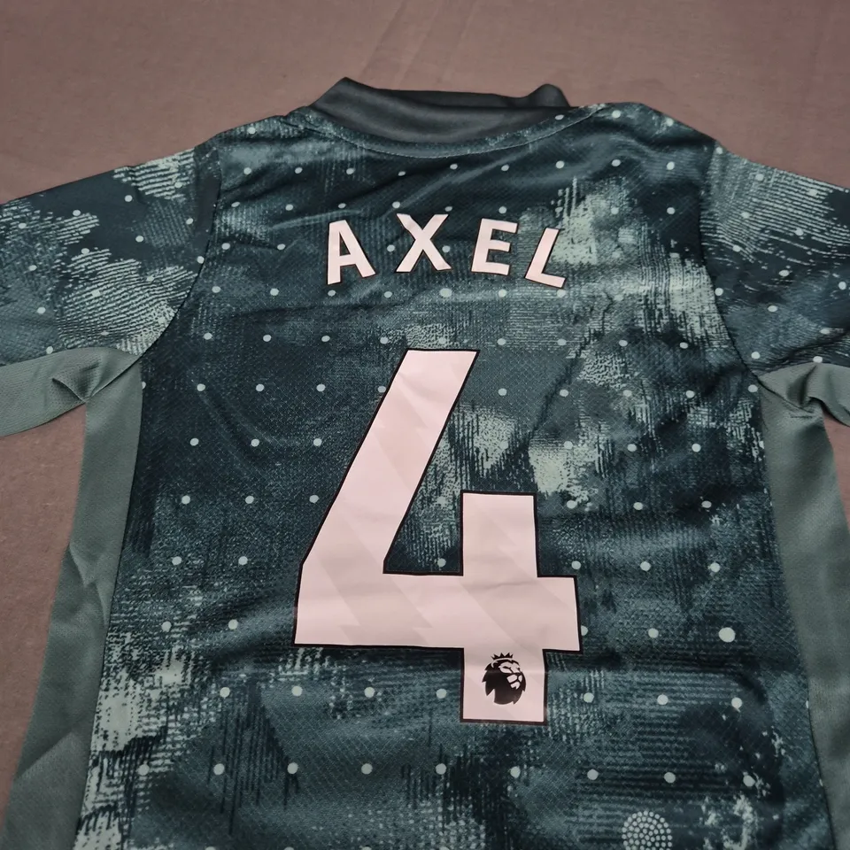 TOTTENHAM HOTSPUR AWAY SHIRT AND SHORTS SIZE 18 - PERSONALISED AXEL 4 