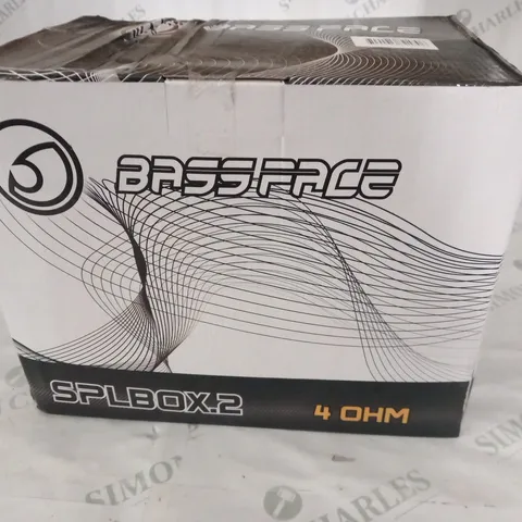 BOXED BASSFACE SPLBOX.2 4 OHM MARINE SPEAKER BOX SYSTEM