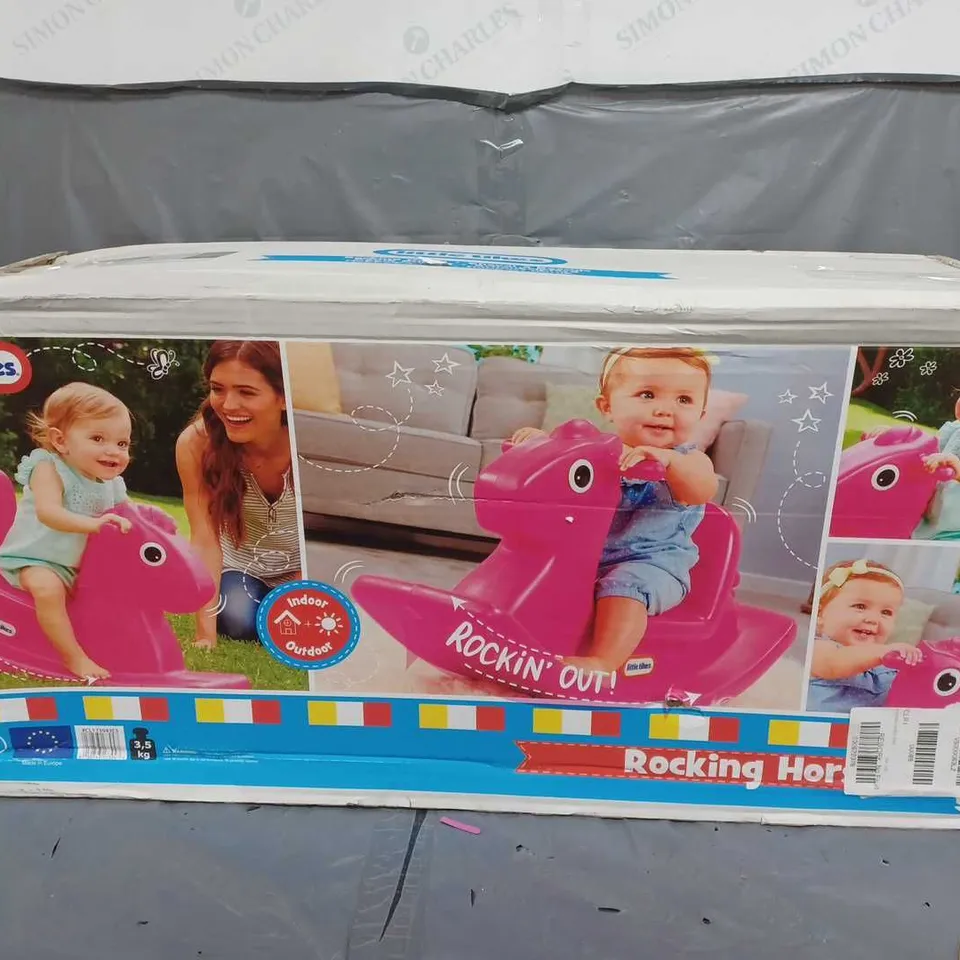 BOXED LITTLE TIKES ROCKING HORSE - PINK RRP £30