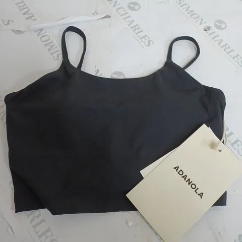 ADANOLA BLACK TRAINING BRA - SIZE X SMALL