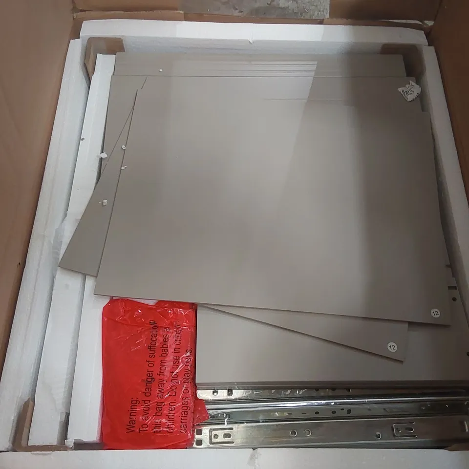 BOXED DUSK SIENNA 2-DRAWER BEDSIDE TABLE