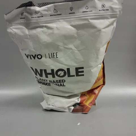 SEALED VIVO LIFE WHOLE PLANT BASED NUTRITIONAL SHAKE - 1KG STRAWBERRY 
