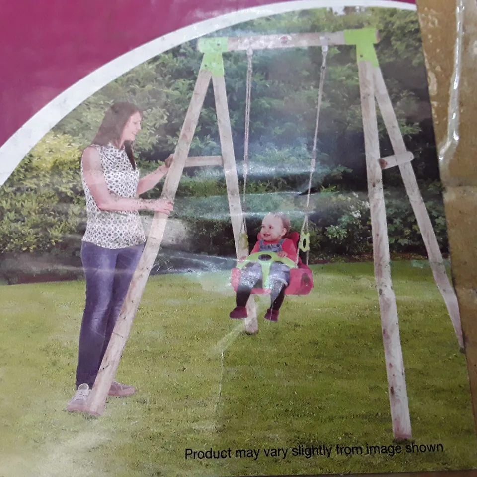 BOXED PLUM 3 IN 1 QUOLL GARDEN SWING RRP £269