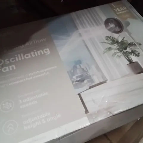 BOXED KEPLIN 10" WHITE OSCILLATING FAN