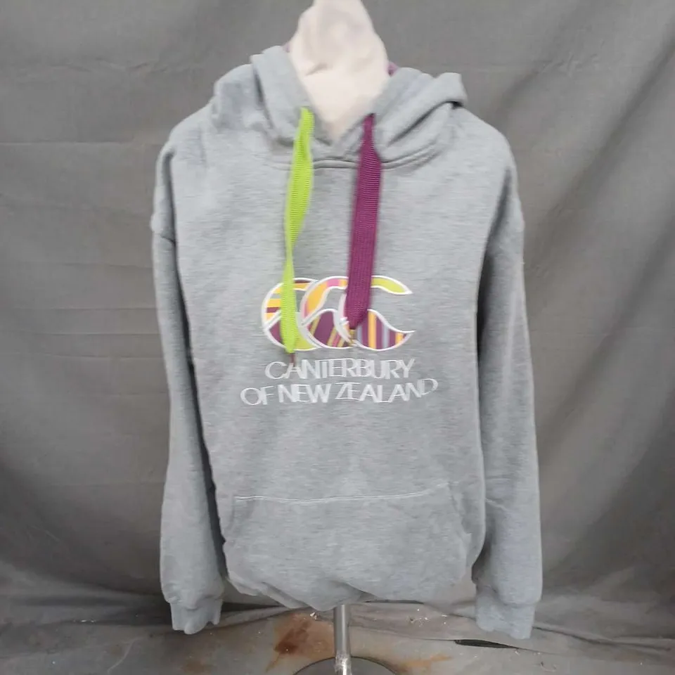 CANTERBURY HOODIE IN GREY SIZE L