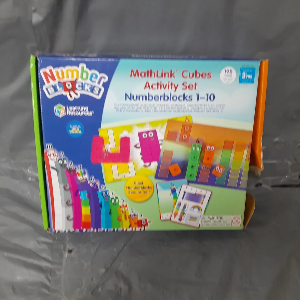 MATHLINK® CUBES NUMBERBLOCKS 1-10 ACTIVITY SET RRP £26.99