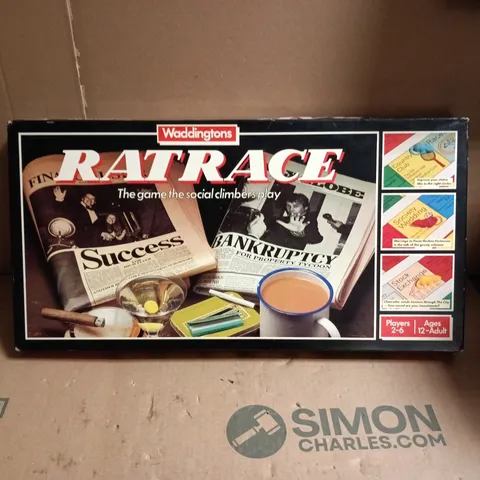 WADDINGTONS RAT RACE – THE GAME THE SOCIAL CLIMBERS PLAY (BOXED BOARD GAME)