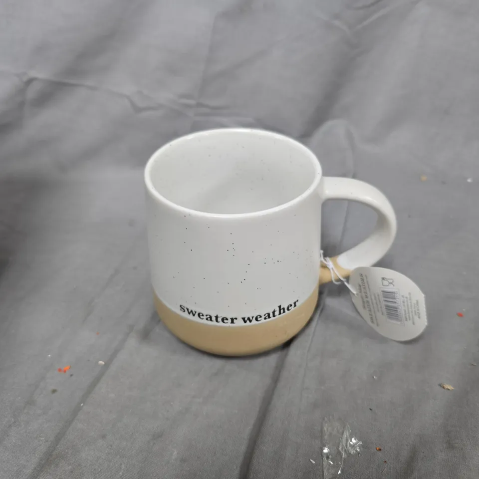 BOX OF APPROXIMATELY 15 ASSORTED HOUSEHOLD GLASS/CERAMIC ITEMS TO INCLUDE: MUG AND STORAGE CONTAINER