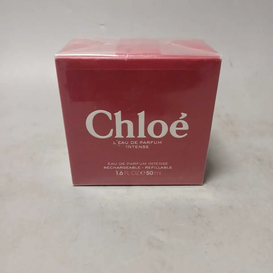 BOXED AND SEALED CHLOE L'EAU DE PARFUM INTENSE REFILLABLE 50ML