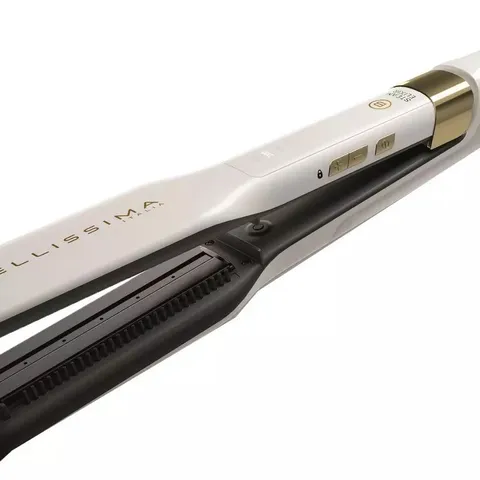BOXED BELLISSIMA 11865 STEAM ELIXIR HAIR STRAIGHTENER - WHITE