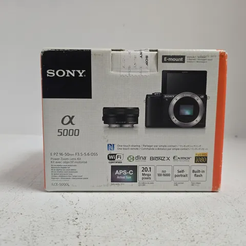 SONY Α5000 DIGITAL CAMERA WITH 16-50MM OSS KIT LENS (BOXED)