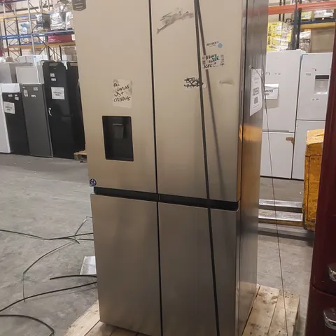 HISENSE RQ560N4WCF FREESTANDING AMERICAN FRIDGE FREEZER STAINLESS STEEL - UNPROCESSED RAW RETURN