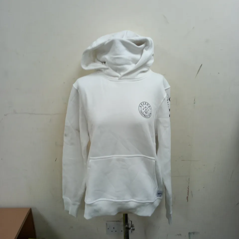 ARSENAL - SNOOD HOODIE - WHITE - MEDIUM