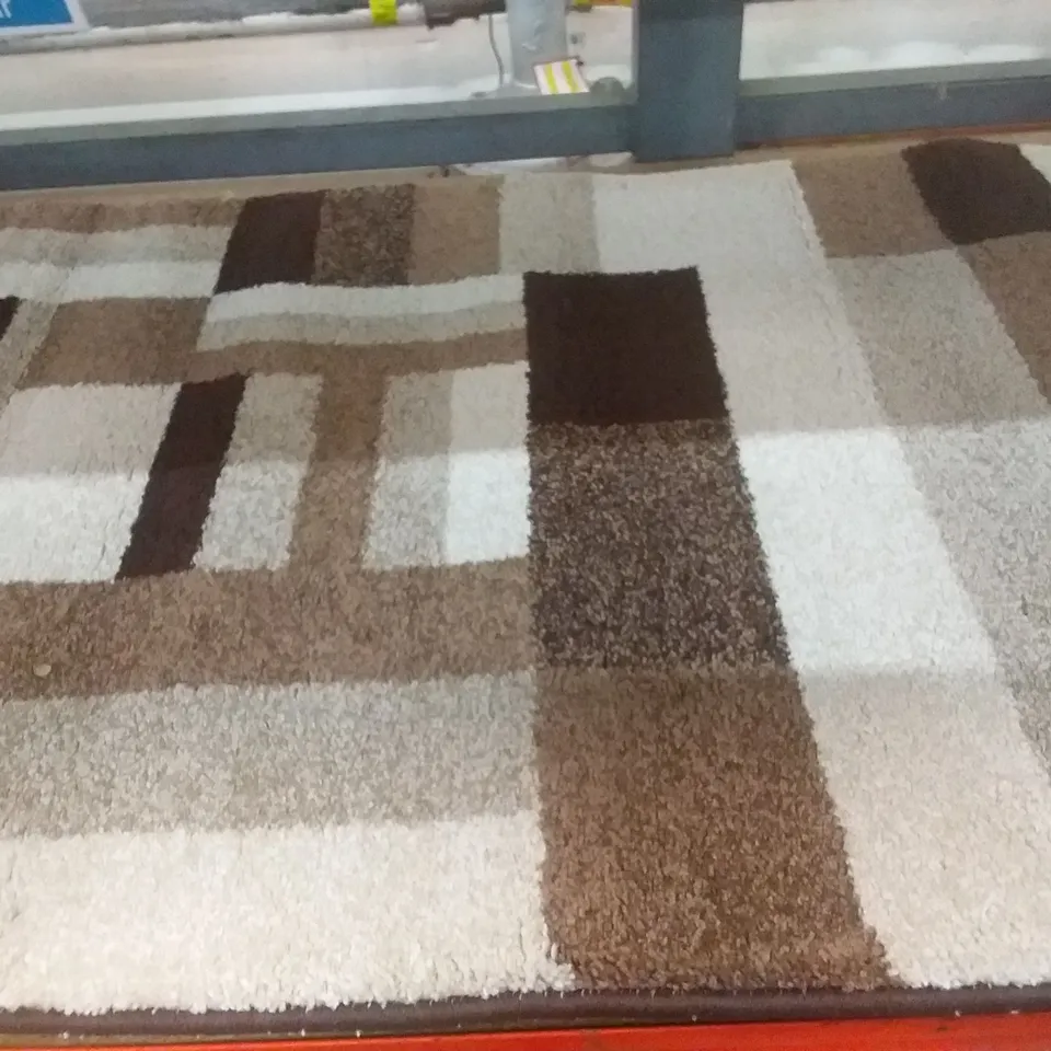 ESPINOZA RUG - BROWN / CREAM 