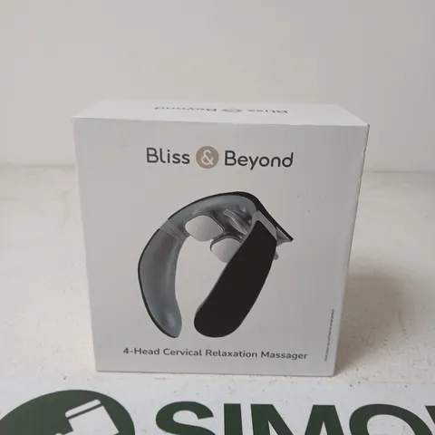BLISS & BEYOND 4-HEAD CERVICAL RELAXATION MASSAGER