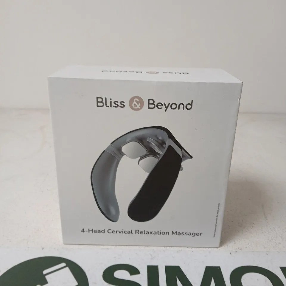 BLISS & BEYOND 4-HEAD CERVICAL RELAXATION MASSAGER