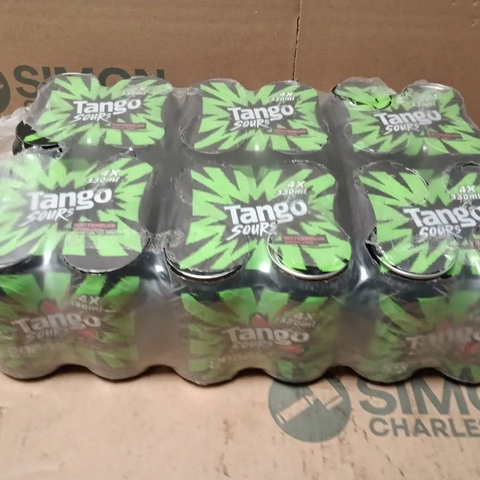 24 X TANGO SOUR WATERMELON DRINKS - 330ML 
