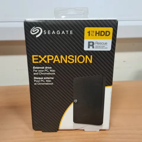 SEALED SEAGATE 1TB EXPANSION EXTERNAL DRIVE