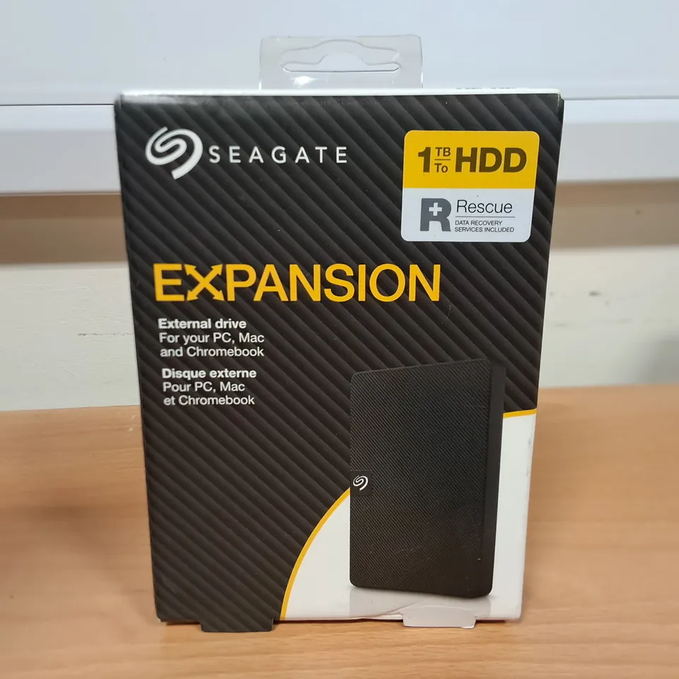 SEALED SEAGATE 1TB EXPANSION EXTERNAL DRIVE