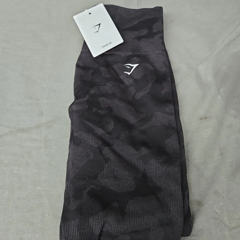 GYMSHARK ADAPT CAMO SEAMLESS LEGGINGS - SIZE XS