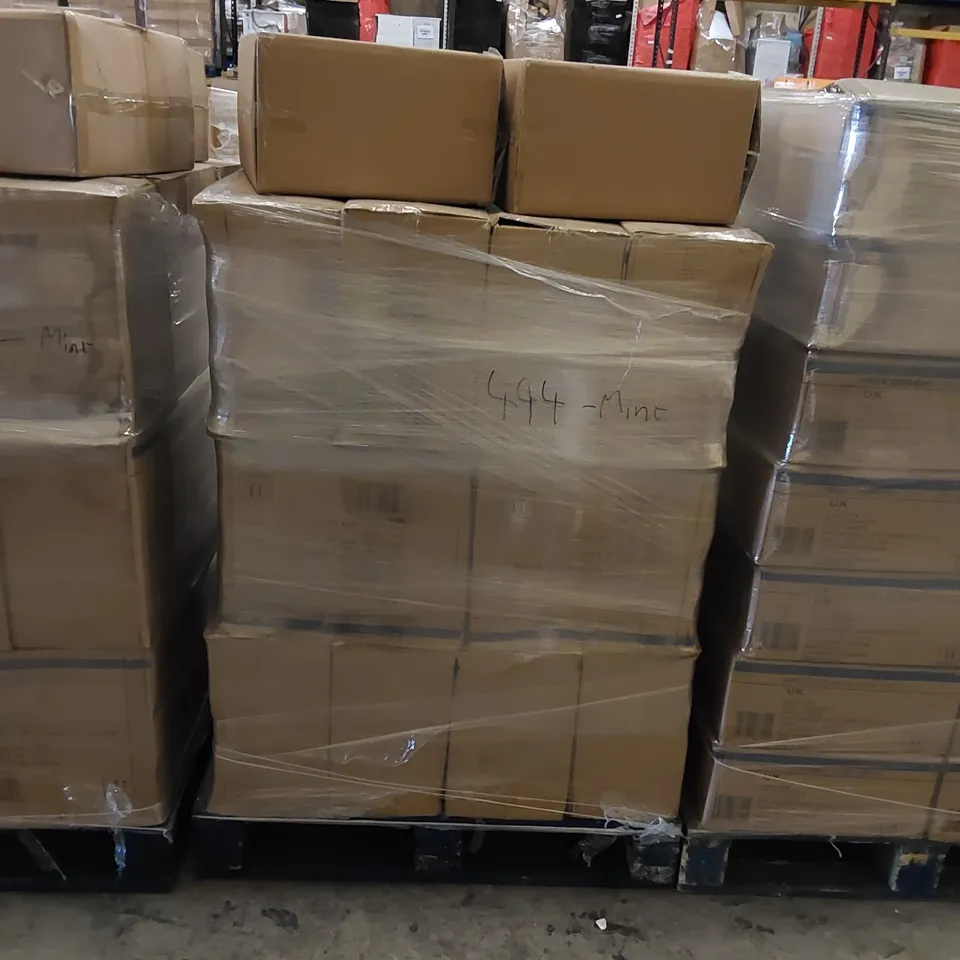 PALLET OF APPROXIMATELY 34 X BOXES OF BRAND NEW GEORGE HOME 500ML MINT CERAMIC CLIP LID CANNISTERS - 24 CANNISTERS/JARS PER BOX