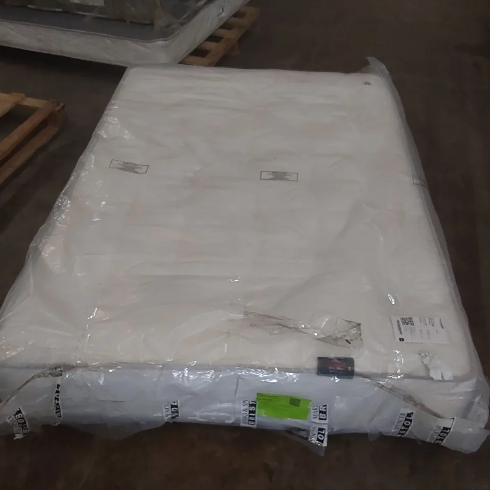 QUALITY BAGGED ASPIRE 5000 POCKET NATURAL CASHMERE & SILK 4'6 DOUBLE MATTRESS 