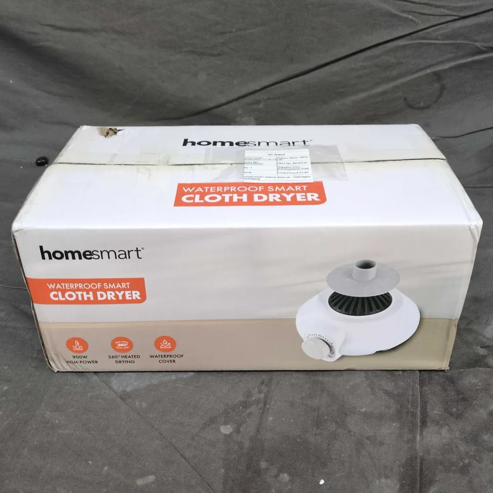 HOMESMART WATERPROOF SMART CLOTH DRYER – BOXED