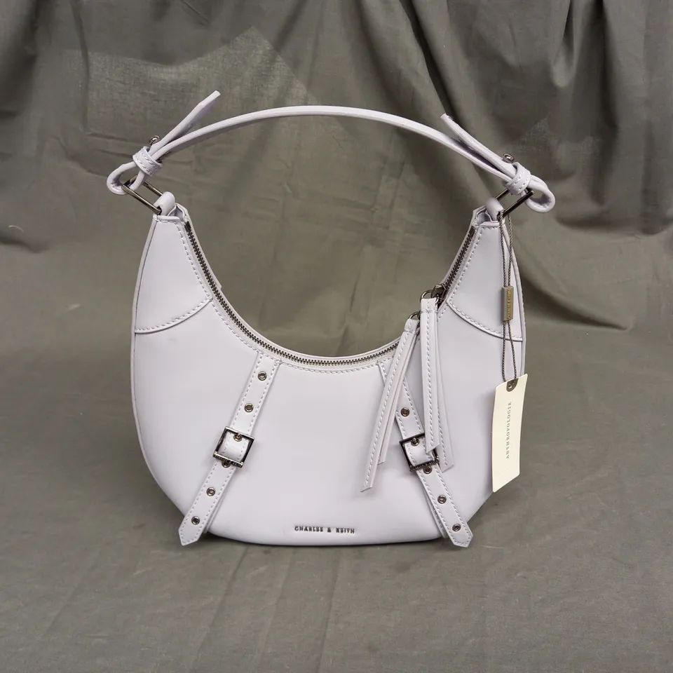 CHARLES & KEITH SMALL CLUTCH HANDBAG IN LILAC