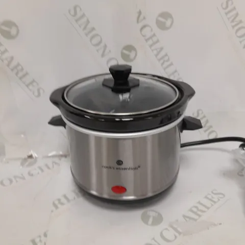 COOKS ESSENTIALS MINI SLOW COOKER 
