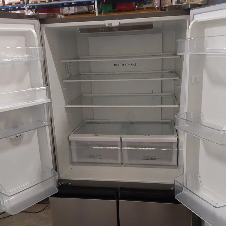 HISENSE RQ560N4WCF PUREFLAT AMERICAN FRIDGE FREEZER SILVER - UNPROCESSED RAW RETURN