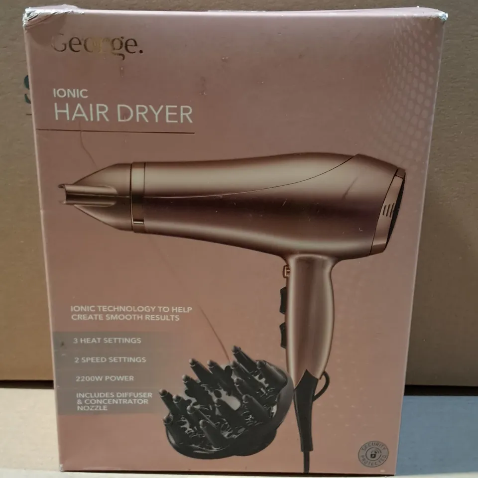 BOXED IONIC HAIR DRYER