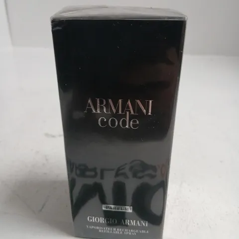 BOXED AND SEALED ARMANI CODE PARFUM GIORGIO ARMANI 125ML