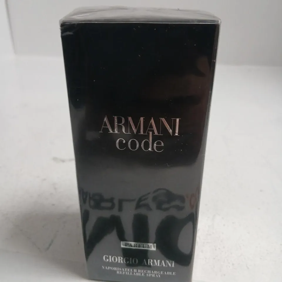 BOXED AND SEALED ARMANI CODE PARFUM GIORGIO ARMANI 125ML