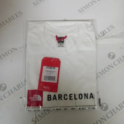 BAGGED THE NORTH FACE BARCELONA CASUAL T-SHIRT SIZE XS