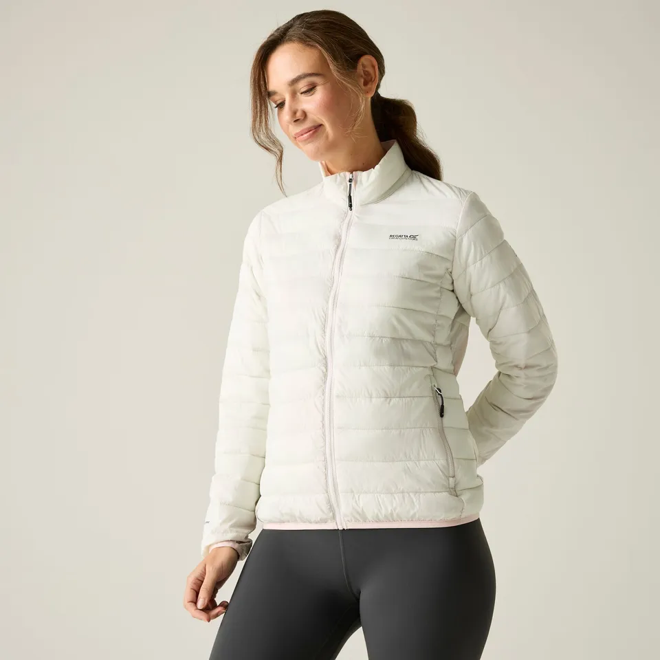 BRAND NEW REGATTA WOMEN'S HILLPACK II INSULATED JACKET IN BARELY WHITE SIZE 16