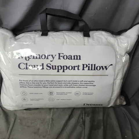 DREAMS MEMORY FOAM CLOUD SUPPORT PILLOW
