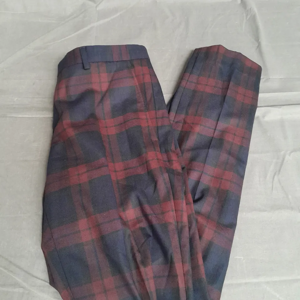 TWISTED TAILOR TROUSERS IN MULTI PLAID SIZE 30S