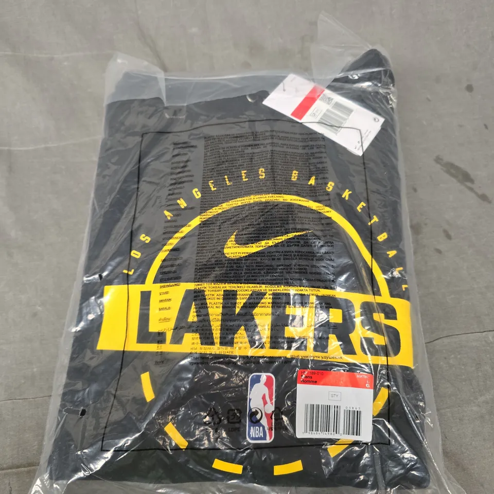 NIKE NBA LAKERS SWEATSHIRT – MEN'S, BLACK – UK L (LG)