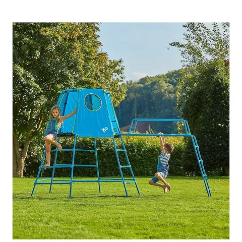 TP EXPLORER METAL CLIMBING FRAME SET WITH JUNGLE RUN