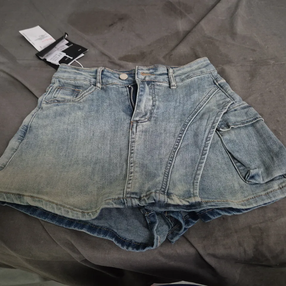 MEN'S DENIM SHORTS – BLUE, SIZE S (JEANS) BERSKHA