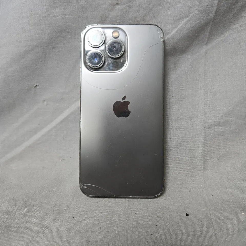 APPLE IPHONE 13 PRO – BLUE – BOXED WITH ORIGINAL BOX (DAMAGED REAR GLASS)