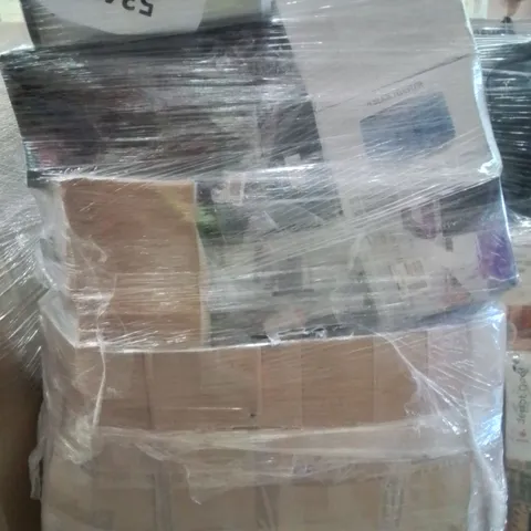 PALLET CONTAINING VARIOUS ELECTRICAL ITEMS AND HOUSEHOLD PRODUCTS TO INCLUDE:4 SLICE TOASTER,SLOW COOKER,HEATING FAN