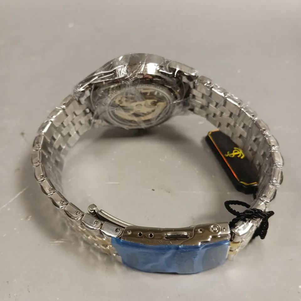 SAMUEL JOSEPH SKELETON JUBILEE TWO TONE WATCH