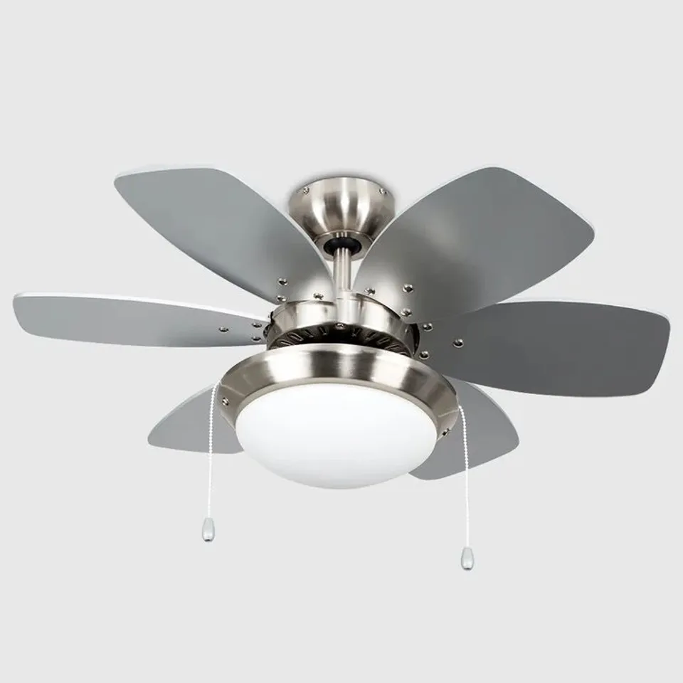 76CM PASCHKE 6 BLADE CEILING FAN WITH LIGHT 