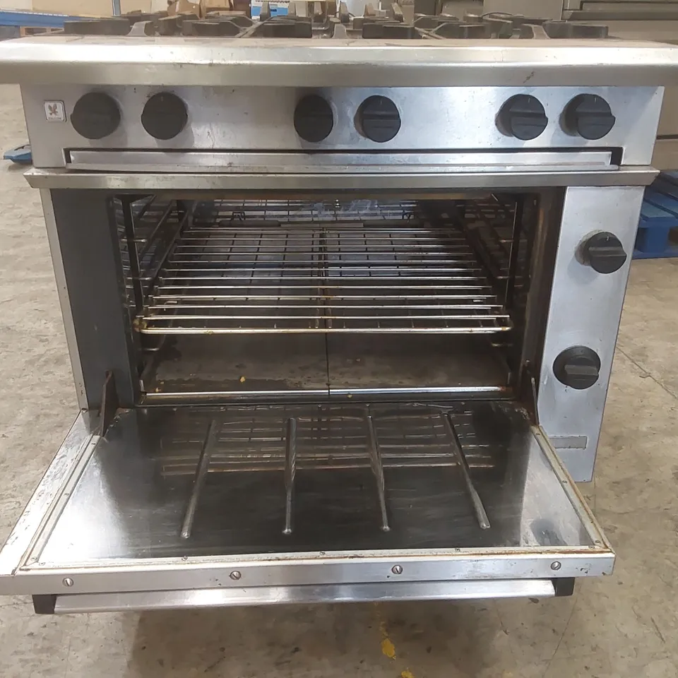 FALCON CHIEFTAIN SIX BURNER OPEN TOP OVEN RANGE