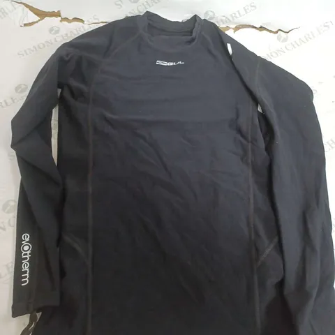 GUL EVOTHERM BLACK LONG SLEEVE T-SHIRT - MEDIUM