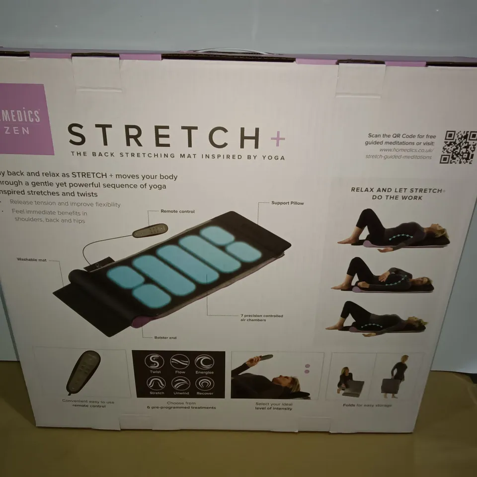 BOXED HOMEDICS STRETCH + BACK STRETCHING MAT